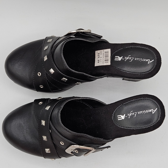 American Eagle studded 3.25" heel studded clogs size 6.5 - Picture 5 of 15